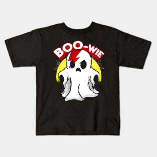 Funny Retro Rock and Roll Ghost Men Kids Women Halloween Kids T-Shirt